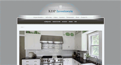 Desktop Screenshot of kdpinvestments.com