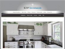 Tablet Screenshot of kdpinvestments.com